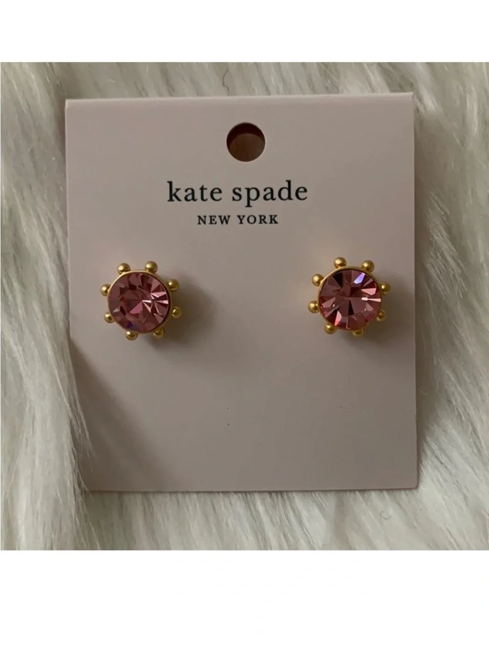 Kate Spade ♠️ Flying Colors Blush Pink Earrings 🩷